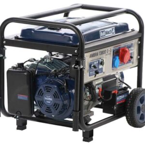 BullMach AMBRA 13800 E-3 - Groupe électrogène sur chariot à essence avec AVR 10 kW - 9 kW Triphasée