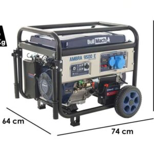 BullMach AMBRA 9500 E - Groupe électrogène 7.5 Kw monophasé - Version à chariot