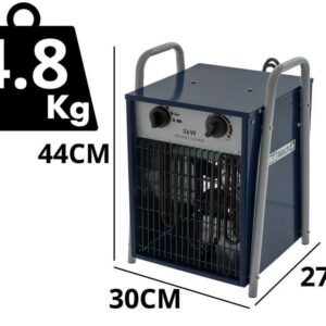 BullMach BM-EFH 3H - Générateur d'air chaud électrique monophasé - 3kW
