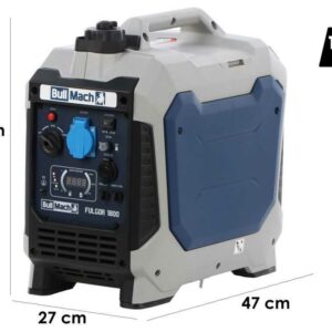 BullMach Fulgor 1800 - Groupes électrogènes à inverter 2 Kw - Continue 1,8 kW monophasé