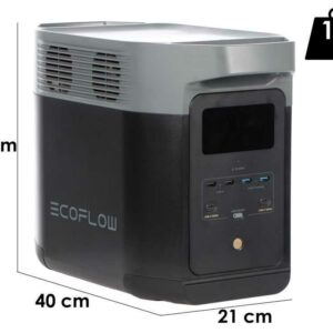 EcoFlow Delta 2 - Batterie PowerStation Portable - 1800 W - 1024 Wh/51.2V
