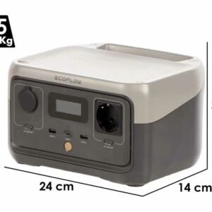 EcoFlow River 2 - Power Station Batterie Portable - 300W - 256Wh/12.8V