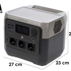EcoFlow River 2 Pro - Batterie PowerStation Portable - 800W - 768 Wh/19.2V