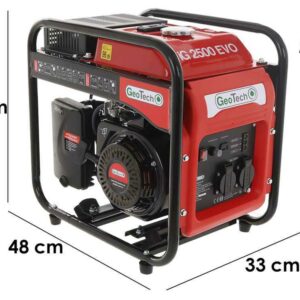 Geotech iG 2500 EVO - Groupe électrogène à inverter 2.5 kW monophasé - Moteur 6.5 CV