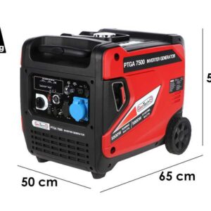 GeoTech-Pro PTGA 7500 - Groupe électrogène inverter insonorisé sur chariot 5,8 kW - Continue 5,5 kW Monophasé