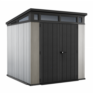 Keter Artisan gris - Abri de jardin - Avec porte double battant - 214x218x226 cm