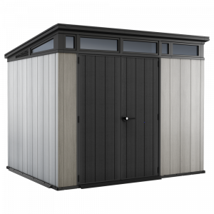 Keter Artisan gris - Abri de jardin - Avec porte double battant - 277x218x226 cm