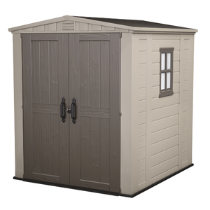 Keter Factor beige - Abri de jardin - Avec fenêtre latérale - 178x195.5x208 cm