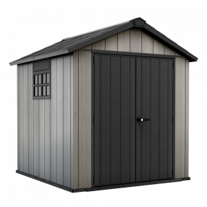 Keter Oakland 757 - Abri de jardin - Avec porte à double battant et fenêtre -229x223.5x242 cm