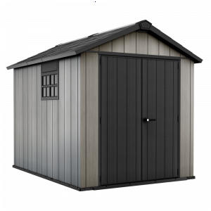 Keter Oakland 759 - Abri de jardin - Avec porte double battant et fenêtre - 229x287x242 cm