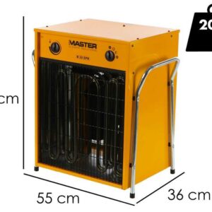 Master B 22 EPB - Chauffage électrique triphasé avec ventilateur - Générateur d'air chaud