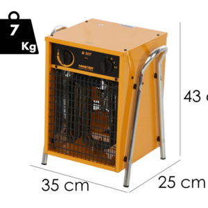 Master B 5 EPB - Chauffage électrique triphasé avec ventilateur - Générateur d'air chaud
