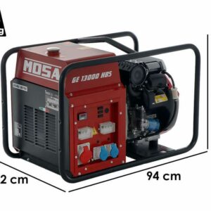 MOSA GE 13000 HBS - Groupe électrogène 10.4 KW Triphasé - Honda GX630 - Alternateur italien