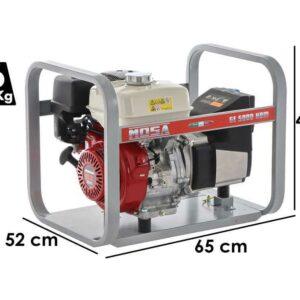MOSA GE 5000 HBM - Groupe électrogène 4.5 KW monophasé - Moteur Honda - Alternateur italien