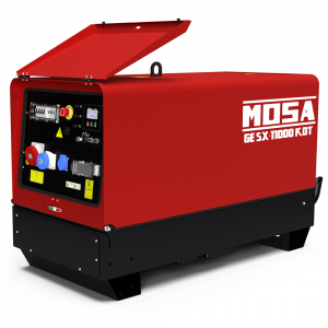 MOSA GE SX-11000 KDT - Groupe électrogène insonorisé 8.8 kW Triphasé diesel - Kohler-Lombardini KDW702