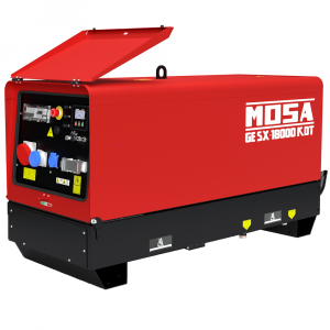 MOSA GE SX 18000 KDT - Groupe électrogène insonorisé 14.4 kW triphasé diesel - Kohler-Lombardini KDW1003