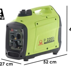 Pramac P2200i - Groupe électrogène à inverter insonorisé 2.1 kW - Continue 1.9 kW Monophasé