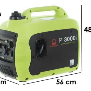 Pramac P3000I - Groupe électrogène inverter à essence insonorisé 2.6 kW - Continue 2.3 kW Monophasé